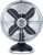 H.Koenig JOE50 Ventilador Eléctrico Retro Vintage Silencioso, 3 Velocdds, Fijo y Oscilación 90ºC, Ajuste Vertical, Negro