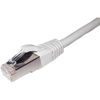 Cablenet 1m Cat6a RJ45 White S/FTP LSOH 26AWG Snagless Booted Patch Lead