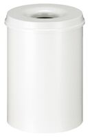 Feuerlöschender Papierkorb 30 Liter, VB 103000, Weiß (R9002)
