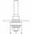Bosch Schaft für Scheibennutfräser mit Anlaufkugellager, 8 mm, D 22 mm, G 60,3 mm