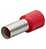 Knipex Aderendhülsen mit Kunststoffkragen je 100 Stück, rot
