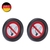 HR Nichtraucher Hinweisschild " Rauchen verboten" selbstklebende Befestigung (Made in Germany)