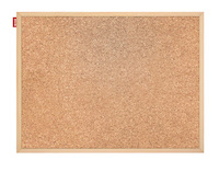 Tablica korkowa MEMOBE, rama drewniana 80x50 cm