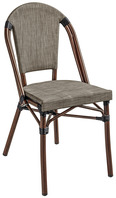 Stuhl Rimalia ohne Armlehne; 46x53x87.5 cm (BxTxH); Sitz grau meliert, Gestell