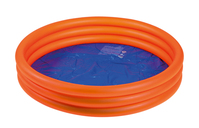 3-Ring-Pool Planschbecken Uni, orange