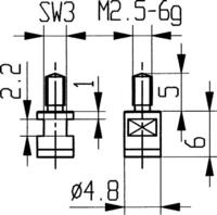 Messeinsatz HM Typ 10/ 4,8mm KÄFER