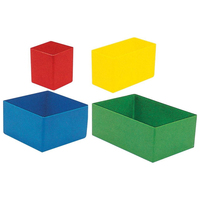 Ersatz-Kunststoff-Box 108 x 108 x 45 mm (H) blau