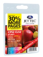 Jet Tec 101C052126 inktcartridge Zwart, Cyaan, Magenta, Geel 2 stuk(s)