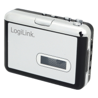 LogiLink UA0156 lecteur/enregistreur cassettes 1 platine(s) Noir, Argent