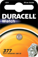 Duracell 377 pile domestique Batterie à usage unique SR66 Argent-Oxide (S)