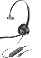 POLY EncorePro 310 USB-C Monoaural Headset TAA