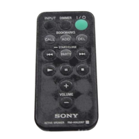 Sony 148794211 remote control Audio Press buttons