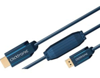 ClickTronic 1m DisplayPort/HDMI m/m Blauw