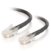 C2G Cat5E Assembled UTP Patch Cable Black 5m câble de réseau Noir U/UTP (UTP)