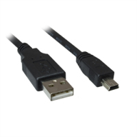 Sharkoon 4044951015580 kabel USB 3 m USB 2.0 USB A Mini-USB B Czarny