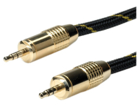 ROLINE 11.88.4283 Audio-Kabel 2,5 m 3.5mm Schwarz, Gold