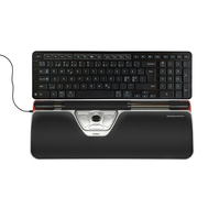 Contour Design RollerMouse Red Plus + Balance teclado Ratón incluido Oficina USB QWERTY Nórdico Negro