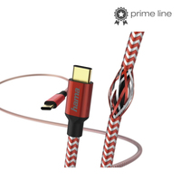 Hama Reflective kabel USB 1,5 m USB 2.0 USB C Czerwony