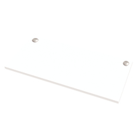 Fellowes 9870201 tapa pasacables Forma rectangular Melamina, PVC Blanco