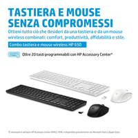 HP Combo tastiera e mouse wireless 650