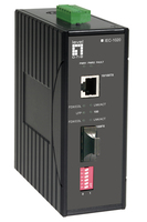 LevelOne IEC-1020 hálózati média konverter 100 Mbit/s Single-mode Fekete