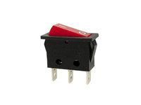Velleman R901A commutateur électrique Interrupteur à balancier Noir, Rouge