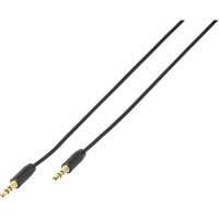Vivanco 38767 Audio-Kabel 1 m 3.5mm Schwarz