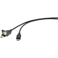 Renkforce RF-4489587 USB-kabel 1 m USB 2.0 USB A Micro-USB B Zwart