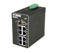 Red Lion 7010TX łącza sieciowe Zarządzany Fast Ethernet (10/100) Czarny