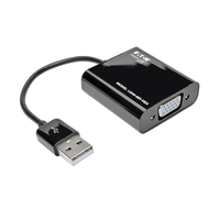 Tripp Lite U244-001-VGA Videokabel-Adapter VGA (D-Sub) USB Typ-A Schwarz