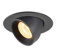 SLV 1005831 éclairage de plafond Noir LED E