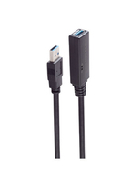 shiverpeaks BS13-39075 USB-kabel 10 m USB A Zwart