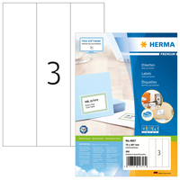 HERMA 4657 étiquette auto-collante Rectangle Permanent Blanc 300 pièce(s)