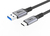 Microconnect USB3.2AC05 USB kábel 0,5 M USB 3.2 Gen 2 (3.1 Gen 2) USB C USB A Fekete