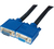 CUC Exertis Connect 138841 VGA kabel 15 m VGA (D-Sub) Zwart, Blauw