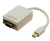 LogiLink Mini DisplayPort / VGA Adapter 0,09 m VGA (D-Sub) Grau