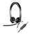 Logitech H650e Headset Bedraad Hoofdband Kantoor/callcenter USB Type-A Zwart, Zilver