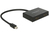 DeLOCK 87696 video splitter Mini DisplayPort 2x HDMI