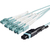 StarTech.com MPO8LCPL10M Glasvezel kabel 10 m MPO/MTP 8x LC OM3 Aqua-kleur