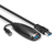 Lindy 43156 USB Kabel 10 m USB 3.2 Gen 1 (3.1 Gen 1) USB A Schwarz