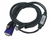 Fujitsu S26361-F4473-L230 toetsenbord-video-muis (kvm) kabel Zwart 3 m