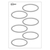 Avery SOLUB18 étiquette auto-collante Ovale Amovible Blanc 3 pièce(s)