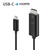 PureLink IS2201-010 câble vidéo et adaptateur 1 m USB Type-C HDMI Noir