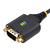 StarTech.com 2P1FFC-USB-SERIAL adattatore per inversione del genere dei cavi USB-A 2 x DB-9 RS-232 Nero, Grigio