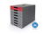 Durable IDEALBOX PRO 7 Kunststoff Grau, Rot