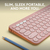 Logitech Pebble Keys 2 K380s keyboard RF Wireless + Bluetooth QWERTY US International Pink