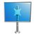 Dataflex Viewlite braccio porta monitor - scrivania 102