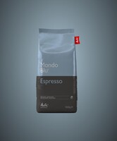 Melitta Mondo Blu Espresso, ganze Bohne Inhalt: 1 KG. Eine weiche Mischung aus