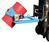 Fasskipper Typ FLEX-HK, Kippvorgang mit Handkurbel,Tragkraft 300kg, Aufnahme Kran und Stapler, Blau
