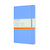 Notes MOLESKINE Classic L (13x21 cm) w linie, miękka oprawa, hydrangea blue, 240 stron, niebieski